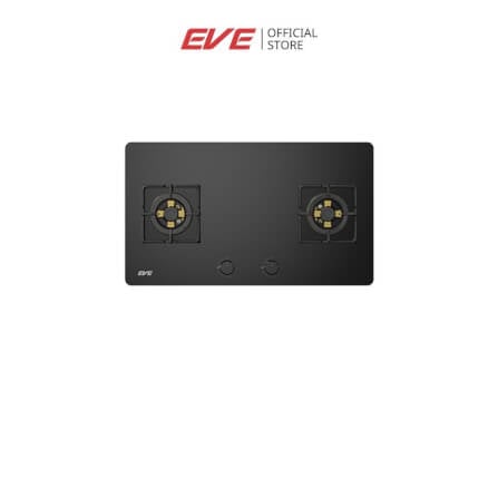 เตาแก๊สฝัง 2 หัว ฐานกระจกนิรภัย EVE HB78-2BBTA/BG 78 ซม. สีดำ_11